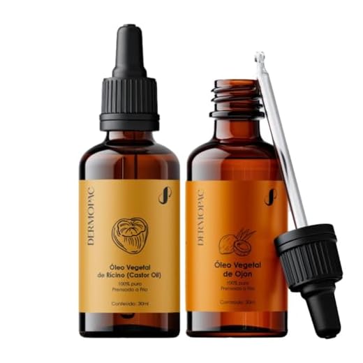 Super Kit Óleo Vegetal Ojon e Castor Oil Capilar 30ml 100% Puro Dermopac