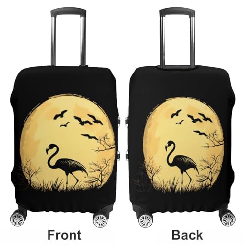 Flamingos Silhouette Luggage Covers Washable Travel Suitcase Cover Elastic Baggage Protector3