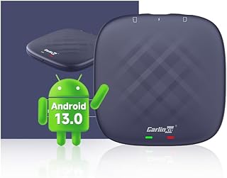 CarlinKit CarPlay ai Box Max Android 13.0 Wireless CarPlay Android Auto Adapter QCM6125 Octa-core CPU 8GB RAM+128GB ROM for Most of Cars Model with Factory Wired CarPlay Support Netflix,YouTube, Hulu