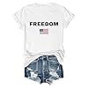 Ainguu Charlie Kirk Freedom Shirt, Charlie Kirk T Shirt, Charliš Kirš¤ Tee Shirš, Justice for Charliš Kirš¤ Shirš (White,Large)