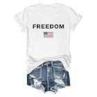 Ainguu Charlie Kirk Freedom Shirt, Charlie Kirk T Shirt, Charli𝐞 Kir𝐤 Tee Shir𝐭, Justice for Charli𝐞 Kir𝐤 Shir𝐭 (White,Large)