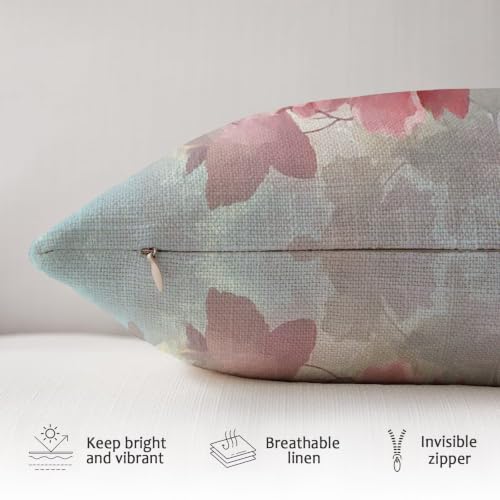 Taie d'oreiller pure en lin 50x50 cm décorative et résistante à l'eau - 4