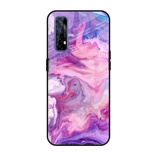 Image of SmashItUp Marble |Limestone | Multi Colour | Pattern Designer Printed TPU Metal Case Mobile Back Cover for Realme 7