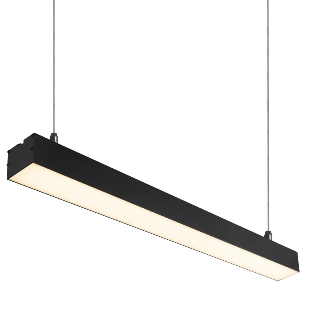 Luminaria Lineal LED Philips 2835 60Cm 20W 2700ºK IP40 Acabado Negro [1916-NSLNL600MM-P-WW] | Greenice