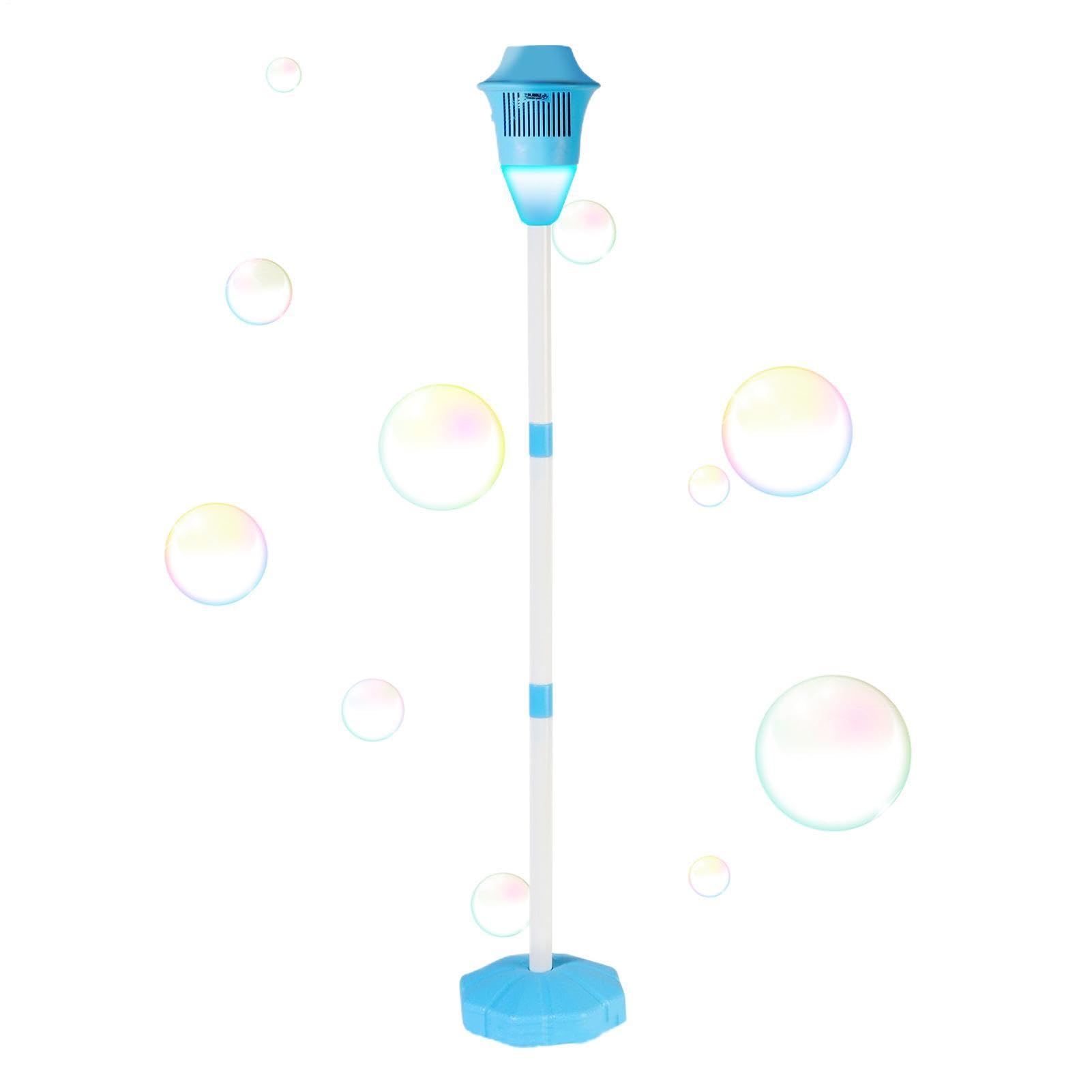 Automatic Bubble Machine Maker for Kids, Height Adjustable Standing Bubble Torch Garden Lamp for Outdoor Gathering