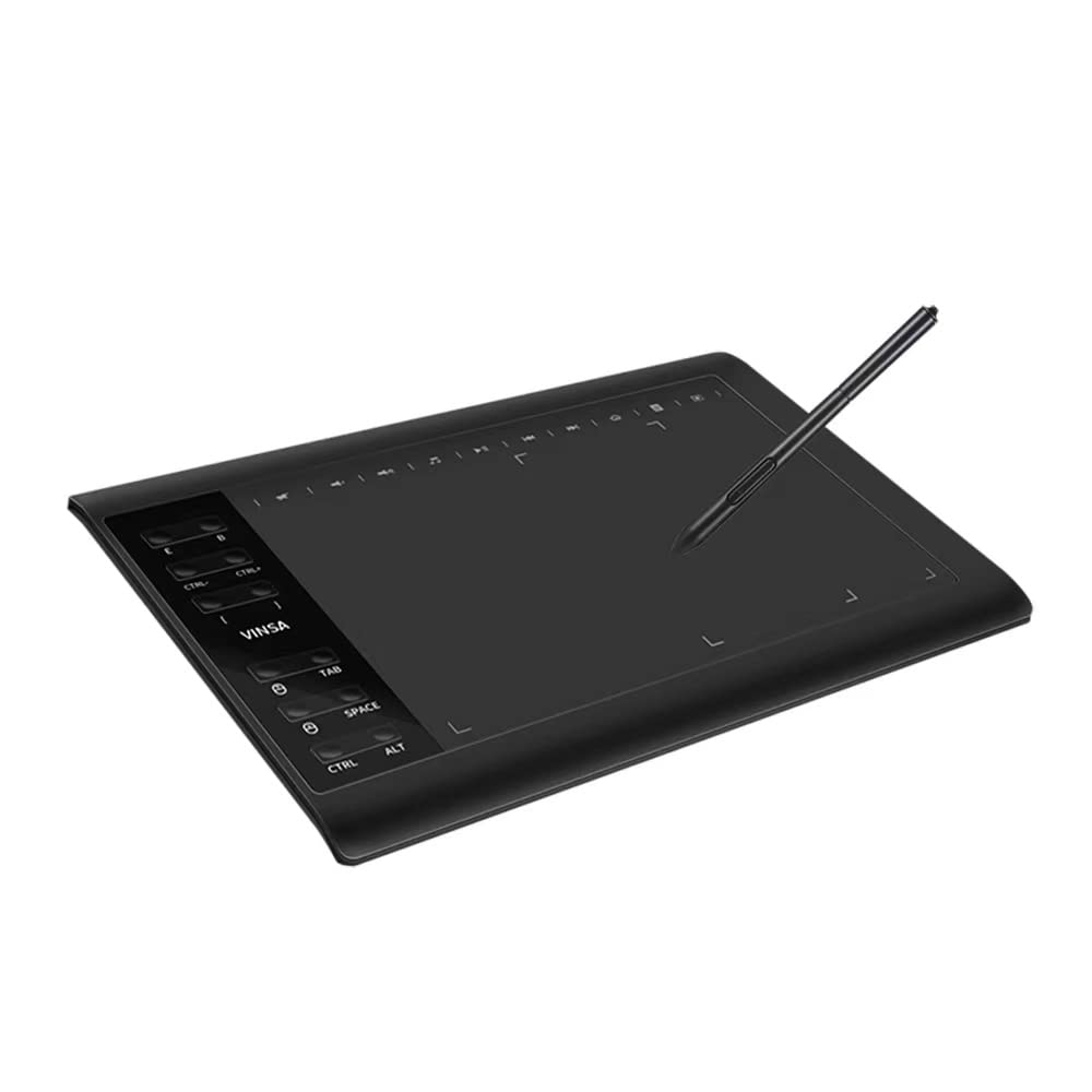 Amazon.in Buy VINSA 1060 Plus Graphics Drawing Tablet Pen Tablet 6x10 Inch, 8192 Levels of