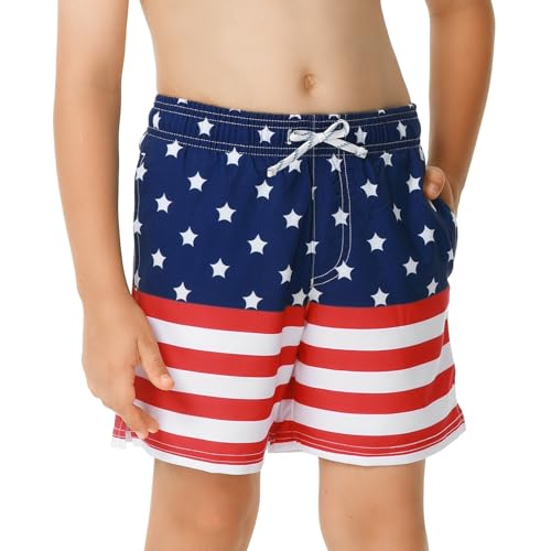 HODOSPORTS Boys Swim Trunks Swimwear Bathing Suits Swim Shorts with Pockets2