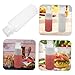 Imagen de Holibanna 2piezas Vinagrera de Plástico Transparente Escala Botella Dispensadora de Condimentos para Kétchup Aderezo y Mostaza para Cocina y Mesa