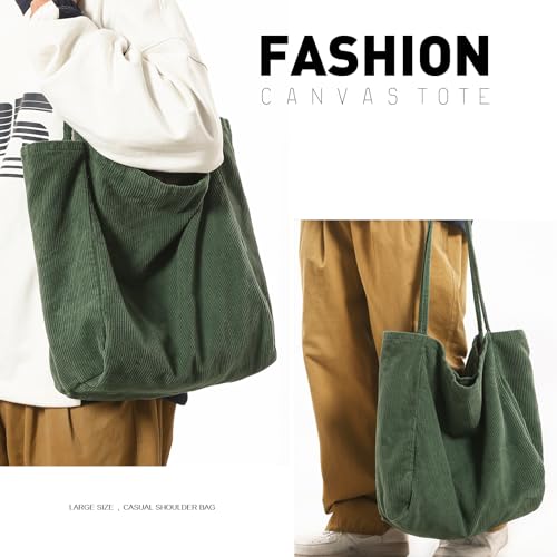 Image of Canvas Tote Bag for Women Large Hobo Shoulder Bag for Work Travel Casual Message Bag Tote Purse handbags