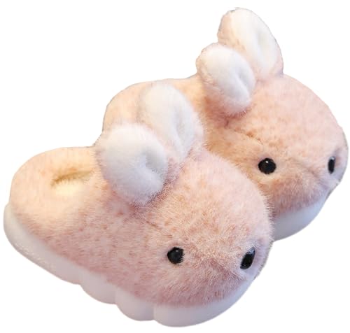 Image of Cute Women's Rabbit Slippers - Warm & Plush, Cartoon Design, Perfect for Winter & Indoor /Outdoor Use