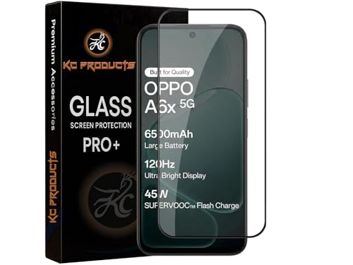 Image of Tempered Glass Screen Protector Compatible For OPPO A6X 5G with Easy Self Installation Kit