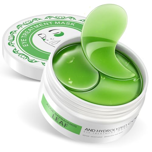 Image of NAZANO Under Eye Patches - 60 Pack Eye Masks | for Puffy Eyes, Dark Circles, Bags & Wrinkles with Collagen & Hyaluronic Acid - Eye Care Pads for Daily Skincare (Green)