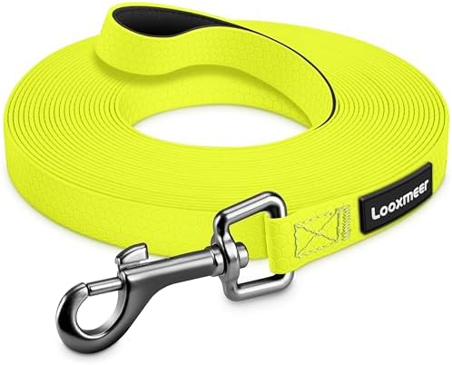 Bild von Wasserdicht Schleppleine für Hunde, 3m 5m 7m 10m 15m 20m 25m 30m Biothane Schleppleine mit Robusterem Karabiner, Wasserfest Hundeleine, Laufleine für Große bis Kleine Hunde, Reißfeste Trainingsleine 10m