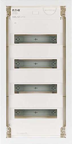 Eaton 178820 Unterputz-Kleinverteiler, 4-reihig, Stahlblechtür flach