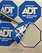 ADT Window Sticker Decal Authentic Light Blue