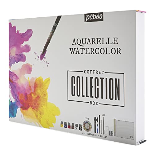 Pébéo Aquarelle fine coffret collection, Coloris Assortis, 39,6Xx28,3x5cm 300611 – vue 7