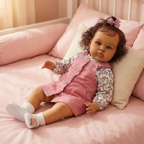 Muñeca Realista Bebé Reborn 24 Pulgadas Cuerpo Suave miniatura 1