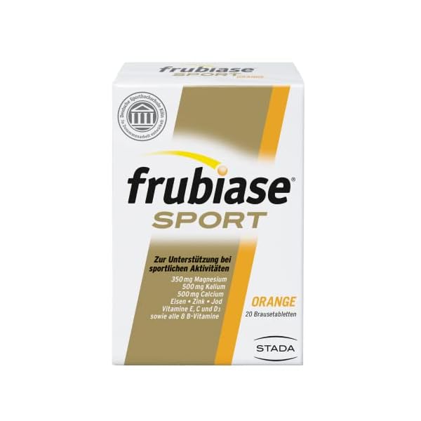 frubiase SPORT Orange - Nahrungsergänzungsmittel mit hochdosierten Mineralstoffen, Vitaminen und Spurenelementen…