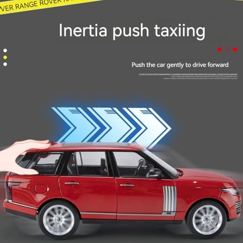 Image of Range Rover SUV Car 1:32 Scale Model Car Exclusive Alloy Metal Pull Back Die-cast Metal Pullback Toy with Openable Doors & Light Music Best Gifts Toys Kids【Colors as Per Stock】