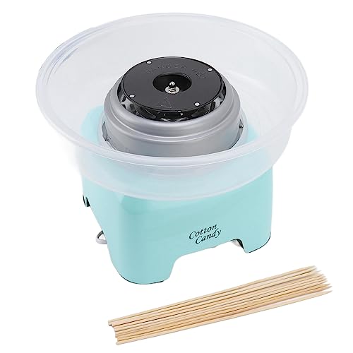 OEBUAFI Máquina de Algodón de Azúcar de 450 W, Máquina de Algodón de Azúcar con Tubo de Calentamiento de Cuarzo, Diseño Dividido de Calentamiento Rápido para Fiestas de Cumpleaños de