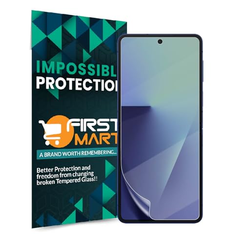 Image of FIRST MART TPU Screen Protector for Samsung Galaxy Z Flip 7 - Unbreakable Membrane Protection, Case Friendly Coverage, Bubble-Free, Edge to Edge Coverage [ 1 Pack]