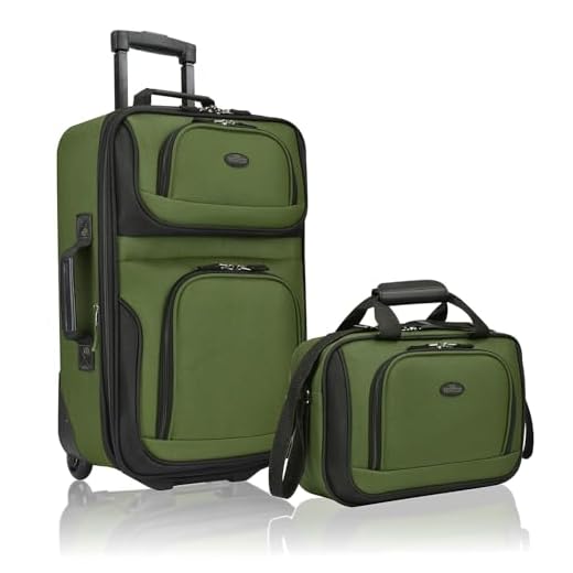 Can i tour osaka with luggage Expandable Softside Carry-on Luggage Set