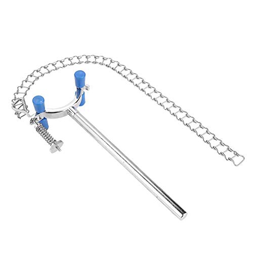 Lab Chain Clamp, Akozon Stainless Steel Laboratory Beaker Chain Clamp Clip For 80-150Mm Dia Beaker Container Or Flask Chemical Equipment #TOP7