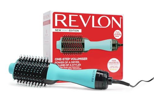 REVLON Asciugacapelli volumizzante Salon one-step REVLON - Novità Mint Edition (One-Step, tecnologia IONICA e CERAMICA, capellimedi e lunghi) RVDR5222MUKE