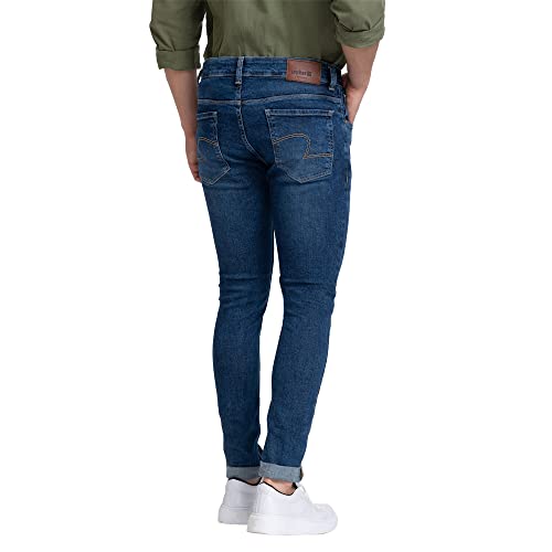 Image of Spykar Men's Skinny Fit Low-Rise Casual Jeans