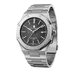 2110 Silver Strap/Black Dial