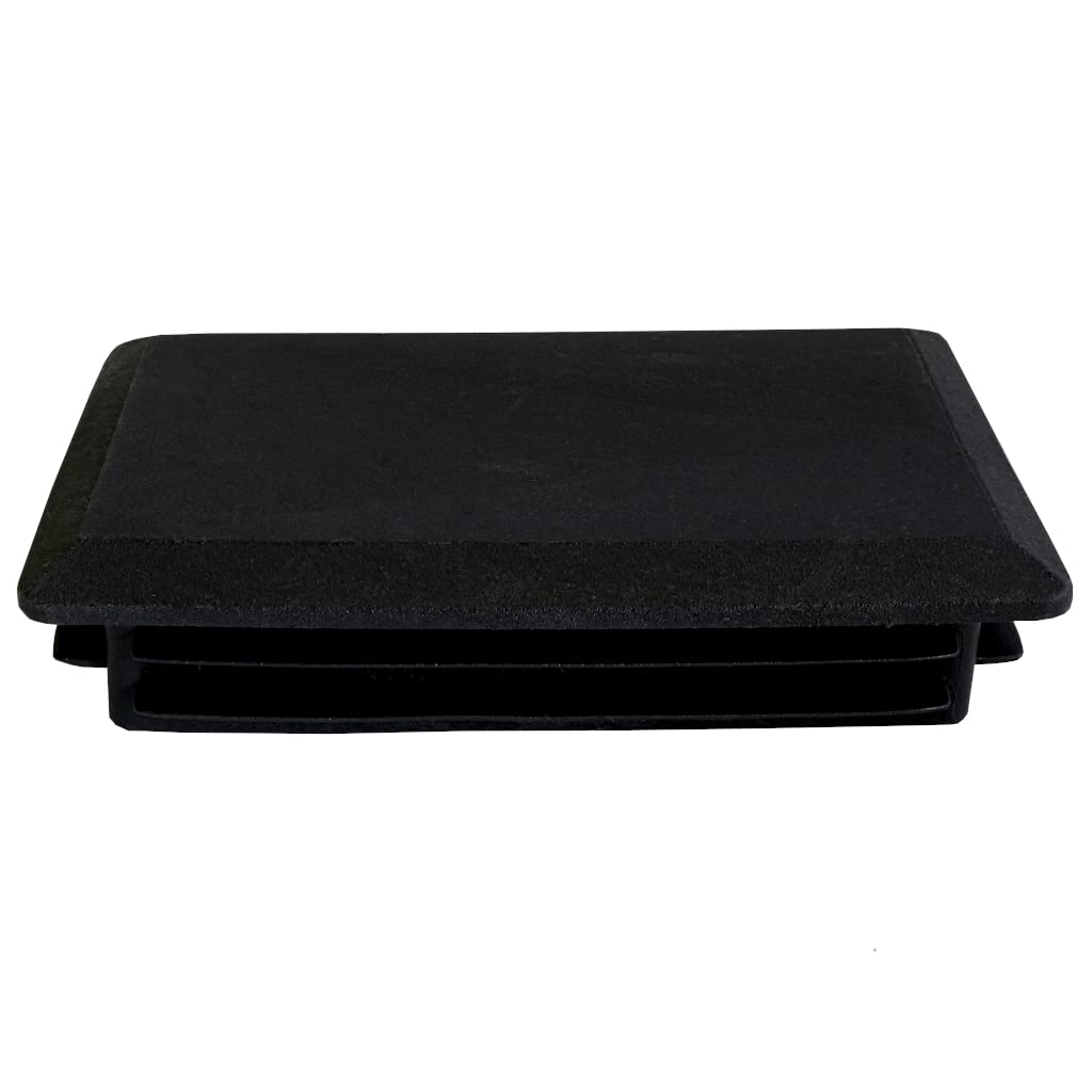 TIBU Tapones de láminas rectangulares para tuberías, tapones, tapones, tapones, tapas de extremo rectángulo, 30 unidades, tubo rectangular de 100 x 60 x 2 mm