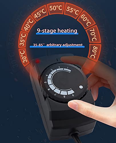 DBMGB Chafing Dish Edelstahl Warmhaltebehälter Essen Professionel Speisewärmer Elektrisch, Buffetwärmer mit 180° Rolltop… – Bild 6