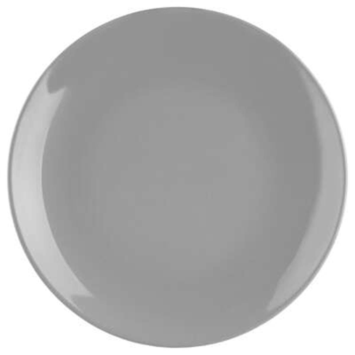 Assiettes à dessert 20cm Secret de Gourmet Colorama gris, lot de 6