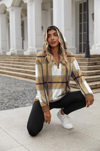 Image of Zeagoo Hoodies for Women Half Zip Up Oversized Sweatshirt Fall Clothes 2026