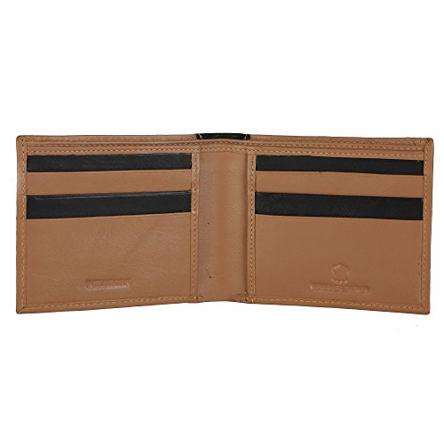 Image of WildHorn� RFID Protected Genuine High Quality Mens New Leather Wallet (New TAN Nappa)