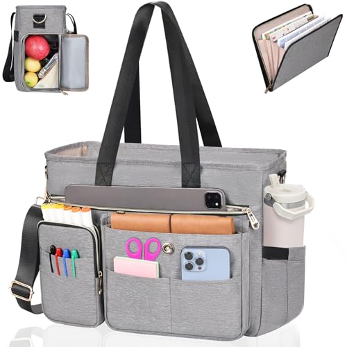 ESTARER Teacher Tote Bag for Women 2-Piece