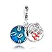 BAKCCI 2021 regalo del día de la madre Lilo & Stitch Family Hang Bead 925 plata DIY se adapta a pulseras originales Pandora encanto joyería de moda