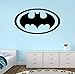 HYTGF Etiqueta de la Pared Patrón de hogar Decoración Pegatinas de Pared Diseño Decoración de Fiesta de Batman Logotipo de la Familia Pegatinas de Pared para Dormitorio Vinilo Bebé