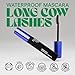 SARELLY, Long Cow Lashes Mascara, Waterproof, Nourishing, Lash-Conditioning, Clean Beauty, Sarelly Creative Lab