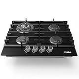 Mabe - Parrilla a Gas Natural 60 cm (24 pulgadas) Vidrio Negro - CMG6018V1