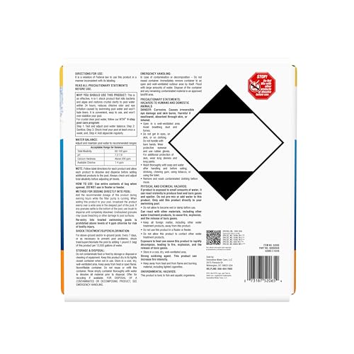 Image of HTH 52065 Pool Care Shock Advanced, Swimming Pool Chemical - Cal Hypo Formula, Prevents Bacteria & Algae, Restores Crystal Clear Water - Shock Treatment, 1lb Packs (24 Packs)