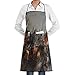 Produktbild Dragon Grill Aprons Kitchen Chef Bib Professional for BBQ Baking Cooking for Men Women Pockets