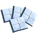 リビングアウト(Living Out) 天然石マット 30×30cm 4枚セット ホワイトグレー/4分割 タイル 石畳 敷石 防草シート 庭石 DIY 洋風 防草マット 雑草対策 ガーデン 敷くだけ 置くだけ