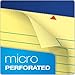 Ampad 20222 Perforated Writing Pad, 8 1/2 x 11 3/4, Canary, 50 Sheets (Pack of 12)