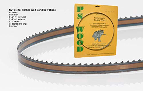 Timber Wolf 72" x 1/2" x 4 tpi Band Saw Blade