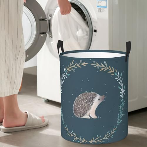 Sac à linge pliable style hérisson : optimisez l'espace de votre dortoir - 6