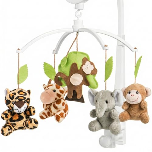 Móbile Berço Bebê Musical E Giratório Animais Da Floresta SleepBaby