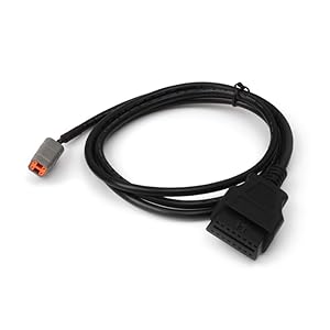 Haltech – 72in Elite CAN Cable DTM-4 to OBDII (HT-135000), Black