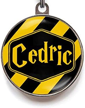 Hufflepuff Dog Name Tag, Personalized Dog Tag (Small)
