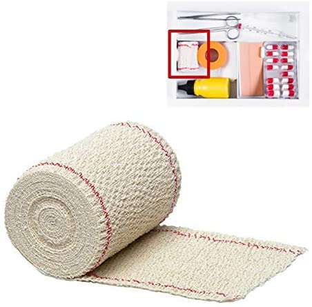 Venda Elástica de Crepe SIN LÁTEX Medidas 20 cm x 4 m